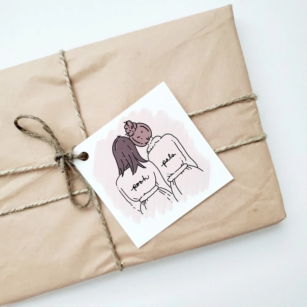 LB078 NOTE CARDS or HANG TAGS Custom Poshmark Shipping Supplies Personalizable - Picture 5 of 5